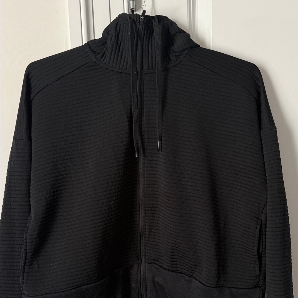 Nike Black Ribbed Hoodie